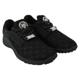 Plein Sport Black Polyester Sneaker